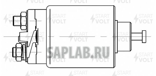 Купить запчасть STARTVOLT - VSR0304 Реле втягивающее стартера для а/м Dodge Neon (99-) 2.0i/Chrysler PT Cruiser (00-) 2.4i (VSR 0304)