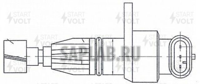 Купить запчасть STARTVOLT - VSSP0802 Датчик скорости Hyundai Sonata V NF (08-)/KIA Magentis (05-) 2.0i/2.7i/2.0CRDi (VS-SP 0802)