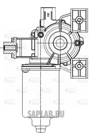 Купить запчасть STARTVOLT - VWF08L4 Моторедуктор стеклоочистителя Hyundai Solaris (17-)/Kia Rio (17-)