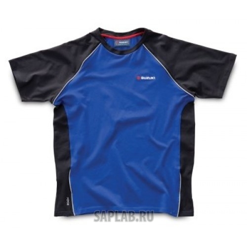 Купить запчасть SUZUKI - 990F0BLTS10XS Футболка унисекс Suzuki Round Neck T-Shirt, Blue black