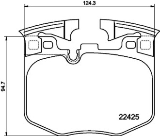 Купить запчасть Textar - 2242501 Колодки тормозные дисковые перед BMW 3 (G20)/ 5 (G30, F90)/ 5 Touring (G31)/ 6 Gran Turismo (G32)/ 7 (G11, G12)/ 8 Кабриолет (G14, F91)/ 8 купе (G15, F92)/ X3 (G01, F97)/ X4 (G02, F98)/ X5 (G05)/ X7 (G07)/ Z4 Roadster (G29)