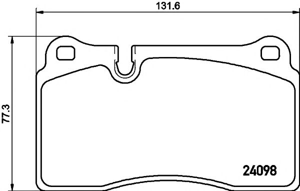 Купить запчасть Textar - 2409801 Колодки тормозные дисковые перед VW TOUAREG (7P5, 7P6) 3.6 V6 FSI 08.2010 -  <=> VW TOUAREG (7P5, 7P6) 3.0 V6 TDI 05.2011 - 