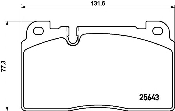 Купить запчасть Textar - 2564302 Колодки тормозные дисковые перед AUDI Q5 (8RB) 2.0 TFSI quattro 11.2008 -  <=> AUDI Q5 (8RB) 2.0 TFSI quattro 06.2012 - 