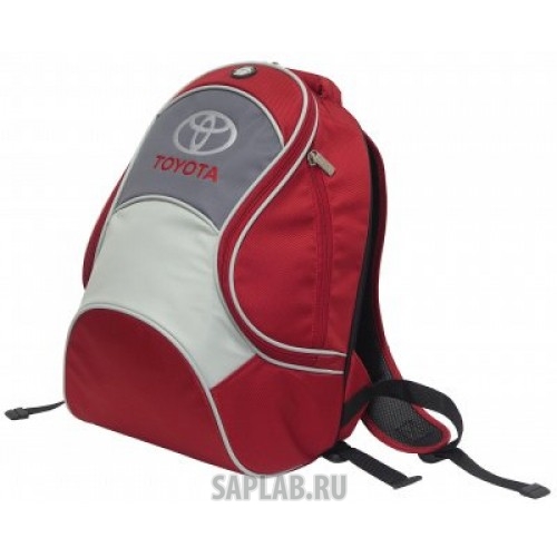 Купить запчасть TOYOTA - 01100224 Рюкзак Toyota City Backpack, Red-Grey, артикул 01100224