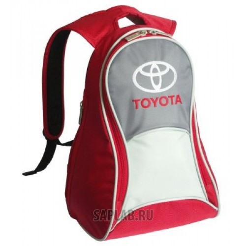 Купить запчасть TOYOTA - 01100225 Рюкзак Toyota Slim Backpack, Red-Grey, артикул 01100225