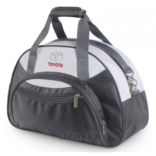 Купить запчасть TOYOTA - OTS13761SVS Спортивная сумка унисекс Toyota Unisex Sports Bag, Grey/White, артикул OTS13761SVS