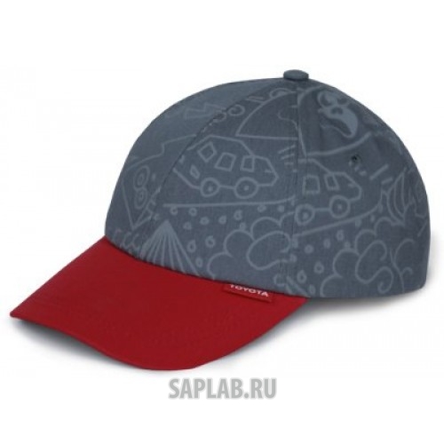 Купить запчасть TOYOTA - TMDR24U045 Детская бейсболка Toyota Kids Cap Red-Grey, артикул TMDR24U045