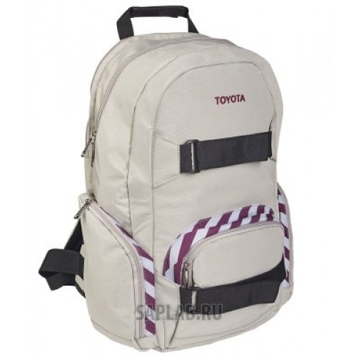 Купить запчасть TOYOTA - TMSUV01BPACK Рюкзак Toyota Backpack, Weekend, Beige, артикул TMSUV01BPACK