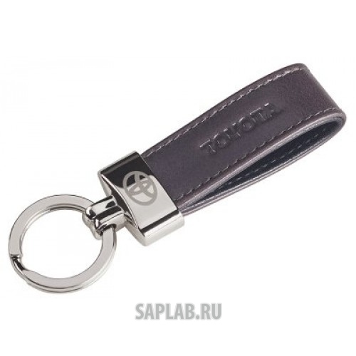 Купить запчасть TOYOTA - TMSUV01KEY Кожаный брелок Toyota Leather Keyring, Grey, артикул TMSUV01KEY