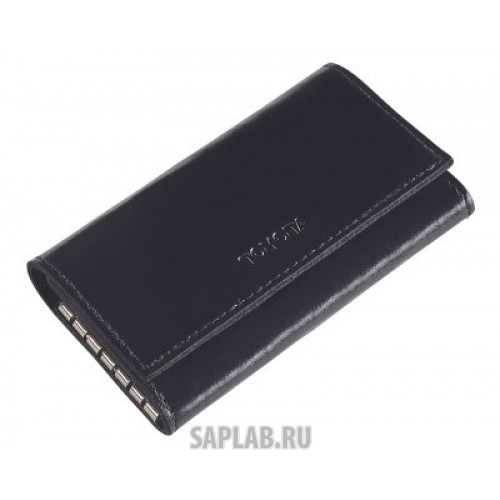 Купить запчасть TOYOTA - TMSUV03KHD Кожаный футляр для ключей Toyota Leather Key Case, Weekend, Black, артикул TMSUV03KHD