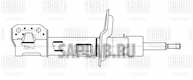 Купить запчасть TRIALLI - AG24152 Амортизатор (стойка) перед. лев. газ. для ам Suzuki SX4 (06-) 4x4 (AG 24152)