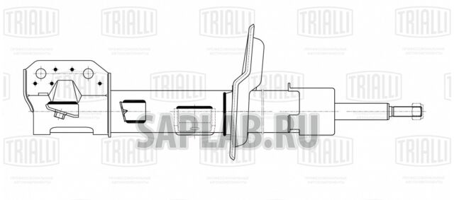 Купить запчасть TRIALLI - AG24353 Амортизатор (стойка) перед. прав. газ. для ам Suzuki SX4 (06-) 4x4 (AG 24353)