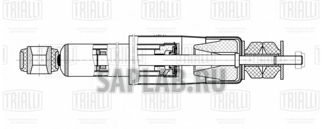 Купить запчасть TRIALLI - AG24506 Амортизатор задн. газ. ам Suzuki Swift (05-) AG24506