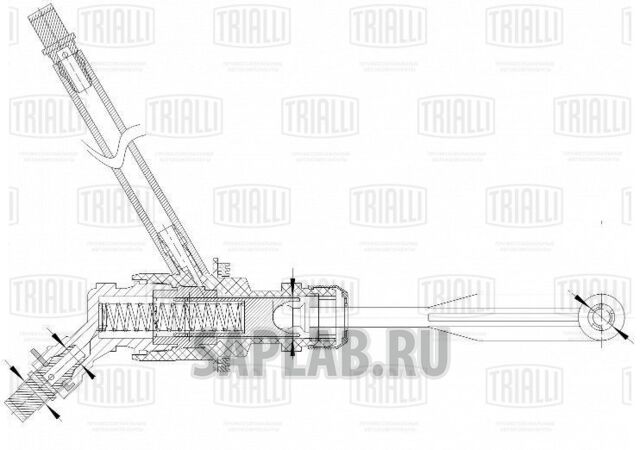 Купить запчасть TRIALLI - CF825 Цилиндр главн. сцеп. для ам Лада Largus (12-) (CF 825)