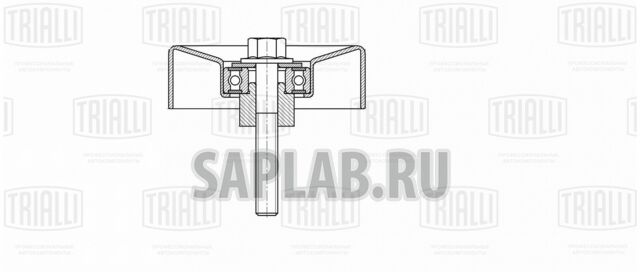 Купить запчасть TRIALLI - CM5096 Ролик привод. ремня для ам Ford Transit 1.8d (02-) (CM 5096)