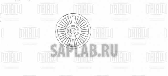 Купить запчасть TRIALLI - CM5132 Ролик привод. ремня для ам Hyundai Santa Fe (01-) 2.0d,2.2d (CM 5132)