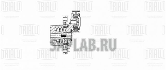 Купить запчасть TRIALLI - CM5306 Ролик привод. ремня с натяж. мех. для а/м Kia Soul (09-) 1.6 (CM 5306)