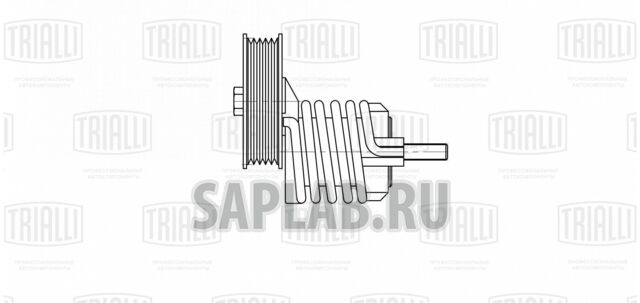 Купить запчасть TRIALLI - CM5320 Ролик привод. ремня с натяж. мех. для ам VW Passat (96-) 1.9d (CM 5320)