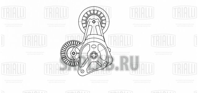 Купить запчасть TRIALLI - CM5341 Ролик привод. ремня с натяж. мех. Ford Focus (04-) 1.8d (CM 5341)