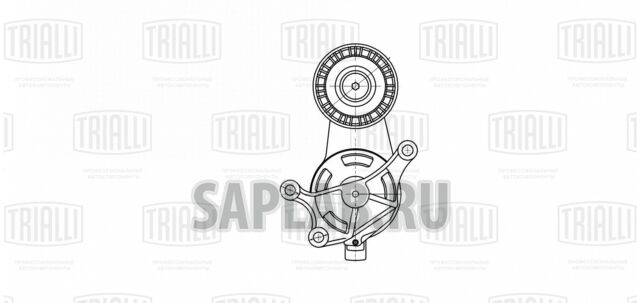 Купить запчасть TRIALLI - CM5438 Ролик привод. ремня с натяж. мех. для а/м VW Golf (04-) 2.0 (CM 5438)