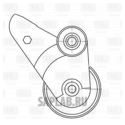 Купить запчасть TRIALLI - CM6056 Ролик ГРМ натяж. для ам Audi A6 (01-) 3.0 (CM 6056)