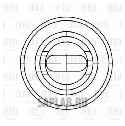 Купить запчасть TRIALLI - CM6066 Ролик ГРМ натяж. для ам Mazda 323 (89-) 1.3,1.6,1.8 (CM 6066)