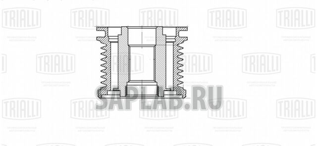 Купить запчасть TRIALLI - CM6747 Ролик привод. ремня (обгонная муфта) для ам MB M-Class (05-) 3.0d (CM 6747)