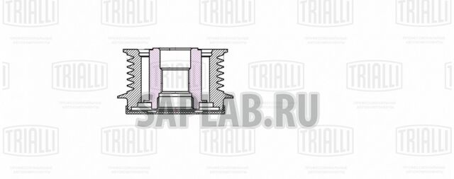 Купить запчасть TRIALLI - CM6759 Ролик привод. ремня (обгонная муфта) для ам Ford Mondeo (06-) 2.0 (CM 6759)