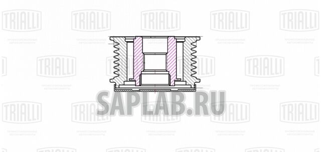 Купить запчасть TRIALLI - CM6764 Ролик привод. ремня (обгонная муфта) для ам Nissan X-Trail (02-) 2.5 (CM 6764)