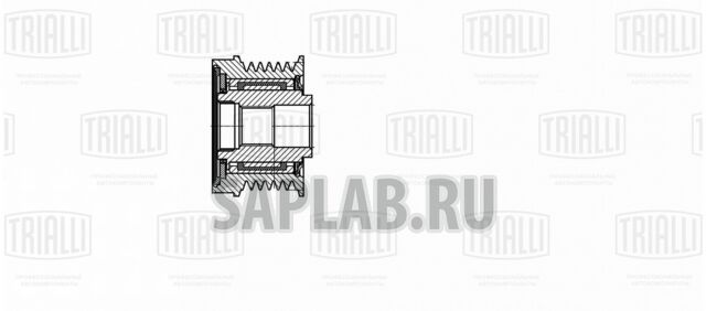 Купить запчасть TRIALLI - CM6805 Ролик привод. ремня (обгонная муфта) для ам Ford Focus II (10-) 1.6 (CM 6805)