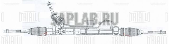 Купить запчасть TRIALLI - CRS7706 Рулевой механизм (рейка) гидравлич. для а/м Chevrolet Cruze (09-)/Opel Astra J (09-) (CRS 7706)