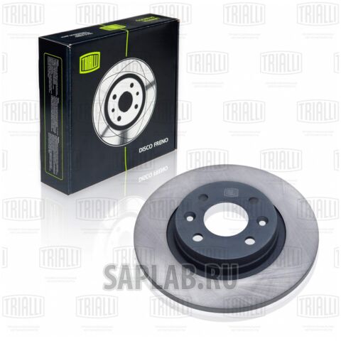 Купить запчасть TRIALLI - DF095102 Диск тормозной передний Renault Logan 04-/Sandero 07- ABS DF095102