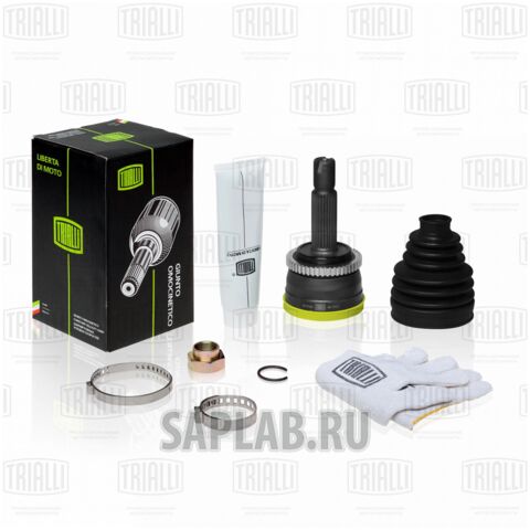 Купить запчасть TRIALLI - GO073229 ШРУС наружный Kia Rio II 05- 1.4/1.6 DOHC MT ABS GO073229 (без перчаток)