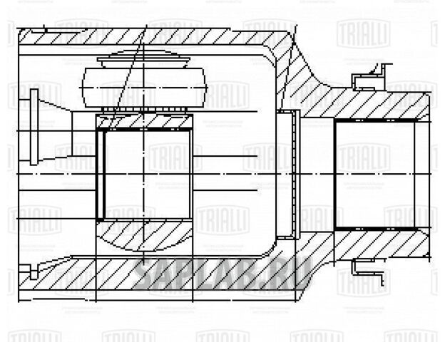 Купить запчасть TRIALLI - GO0852 ШРУС внутр. лев. для ам Kia Spectra (00-) Ижевск Linea Perfezione (GO 0852)