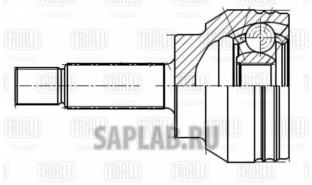 Купить запчасть TRIALLI - GO0941 ШРУС наруж. для ам Chery Bonus (A13) (11-) (GO 0941)