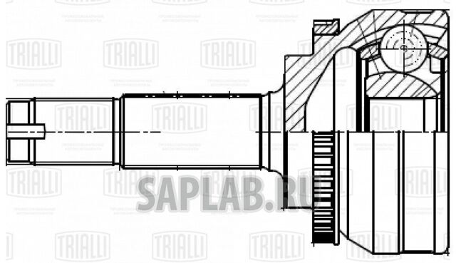 Купить запчасть TRIALLI - GO0946 ШРУС наруж. перед. ам Chery Tiggo (T11) (05-) 2WD (30 шлц.) GO0946