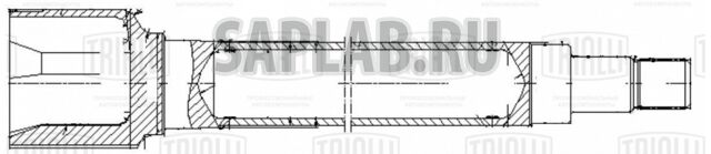 Купить запчасть TRIALLI - GO1066 ШРУС внутр. прав. для ам Ford Focus II (05-),C-Max (03-) 1.8i MT Linea Perfezione (GO 1066)