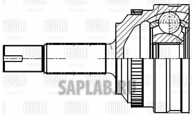 Купить запчасть TRIALLI - GO303 ШРУС наруж. для ам Geely MK (06-) (23 шлц.) с ABS (GO 303)