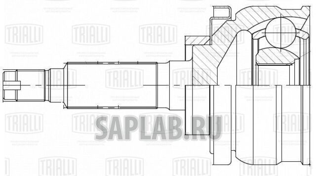 Купить запчасть TRIALLI - GO444 ШРУС наруж. для ам Лада 2123 Linea Perfezione (GO 444)