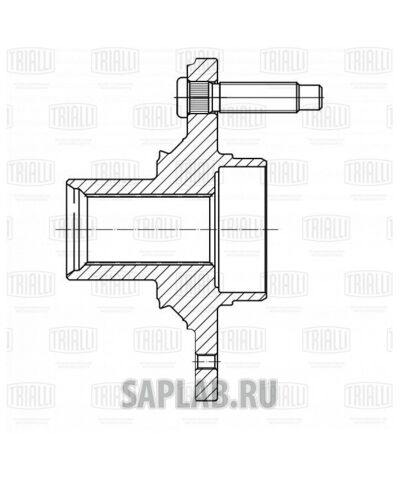 Купить запчасть TRIALLI - MR0506 Ступица перед. Chevrolet Aveo (11-) (MR 0506)