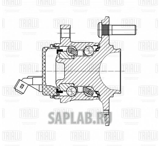 Купить запчасть TRIALLI - MR0875 Ступица задн. в сборе с подшип. ам Hyndai Solaris II (17-) MR0875