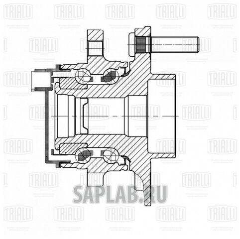Купить запчасть TRIALLI - MR1076 Ступица задн. в сборе с подшип. Ford Mondeo (14-) (MR 1076)