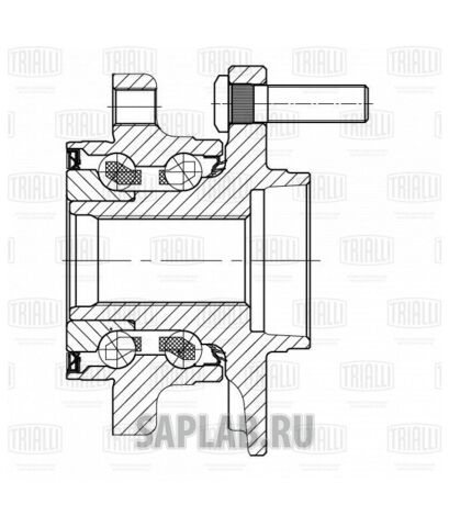 Купить запчасть TRIALLI - MR2231 Ступица перед. в сборе с подшип. ам Subaru Forester (12-),XV (12-) MR2231