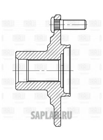 Купить запчасть TRIALLI - MR2304 Ступица перед. для ам Honda Accord (03-) (MR 2304)