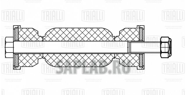 Купить запчасть TRIALLI - SP1012 Стойка стабилизатора задн. для ам Ford Focus (98-) (1 шт.) (SP 1012)