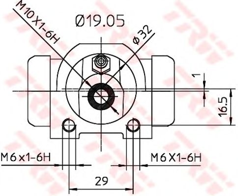 Купить запчасть TRW - BWD311 Цилиндр колесный MITSUBISHI CARISMA BWD311