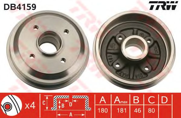 Купить запчасть TRW - DB4159 