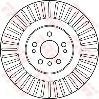 Купить запчасть TRW - DF6013S Диск тормозной передний MERCEDES W164 350мм DF6013S