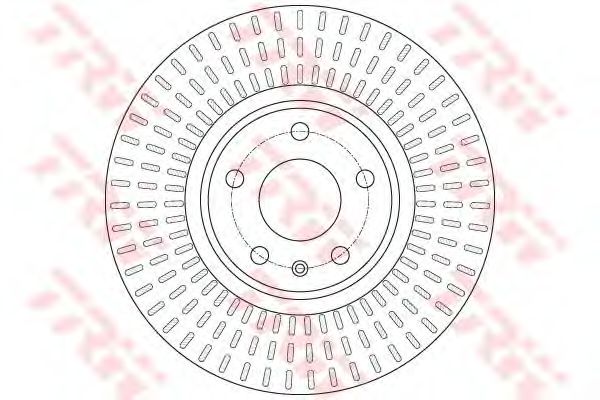 Купить запчасть TRW - DF6148 Диск тормозной передний AUDI A4 (B8), A6 (C7) Q5 (8R) (320мм) DF6148