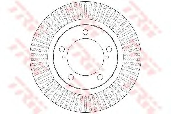 Купить запчасть TRW - DF6239S Диск тормозной передний TOYOTA LAND CRUISER 200, LEXUS LX570 DF6239S